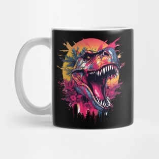 Trex Dinosaur Head Roaring Mug